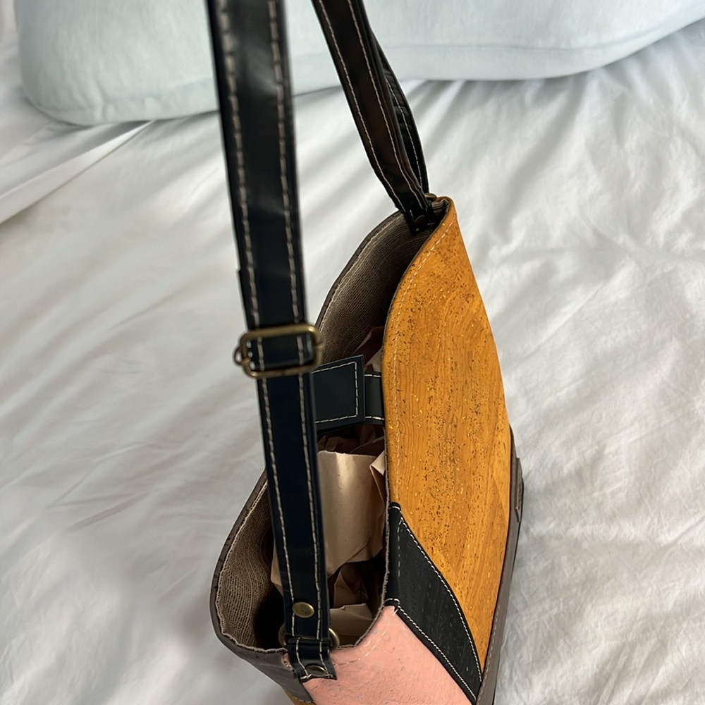 NWOT Cole Klutch Color Block Satchel - Picture 5 of 9